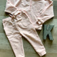 Veiled Pink Bows Half Zip Sweatshirt