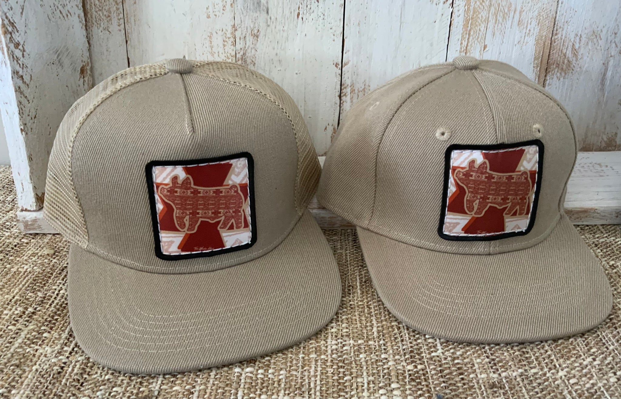 Rusty Show Pig Printed Patch Cap