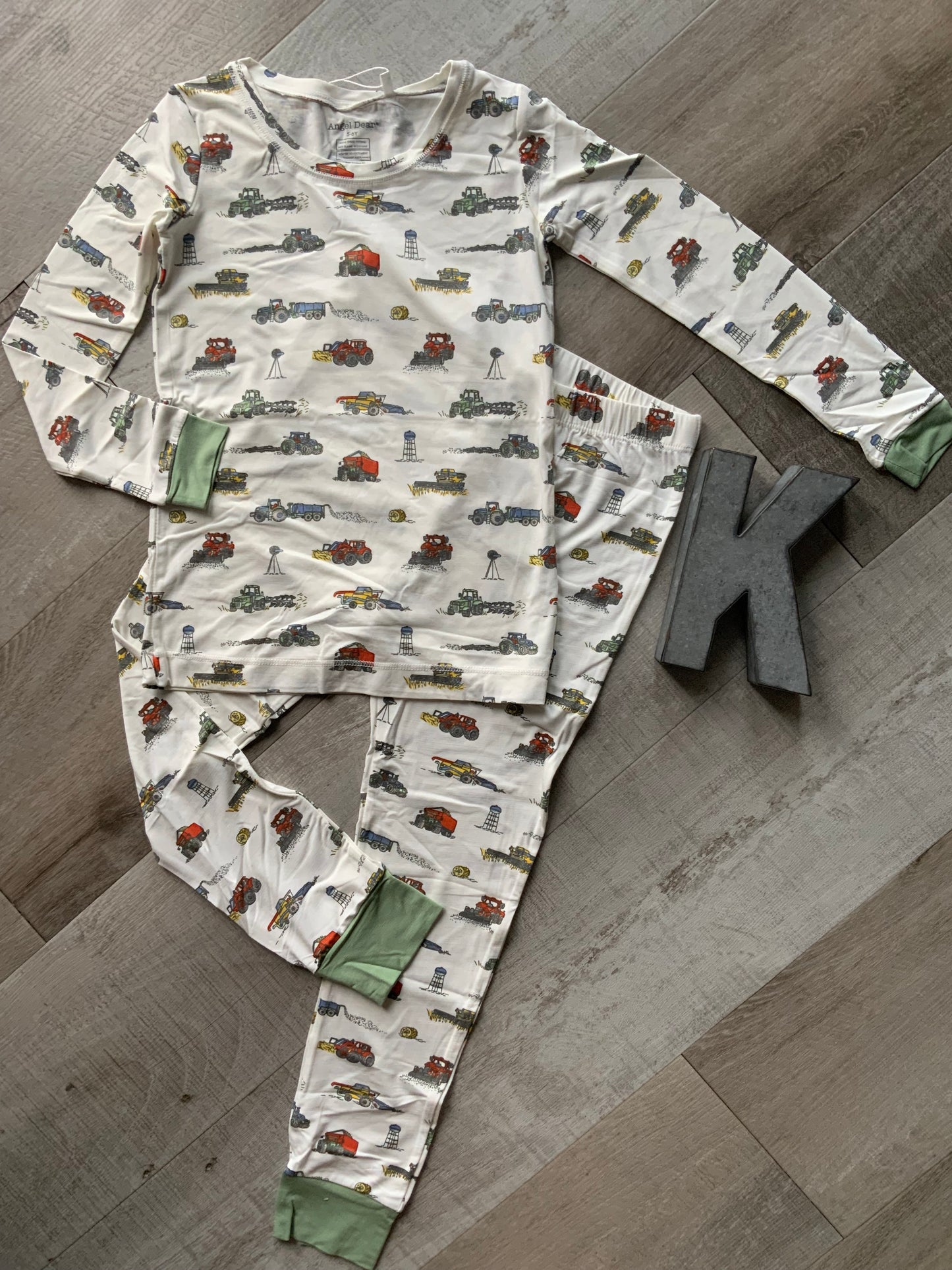 Farm Machines Long Sleeve Pjs