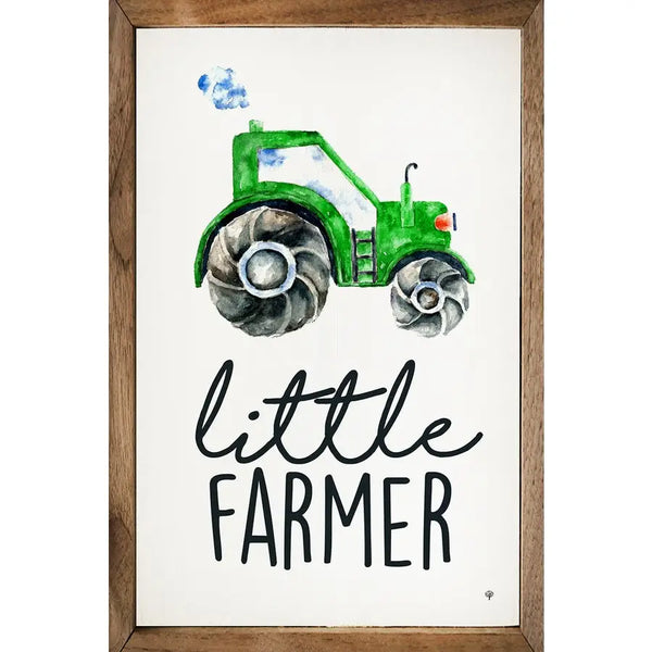 Little Farmer Wood Sign