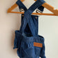Infant Girls Denim Overalls
