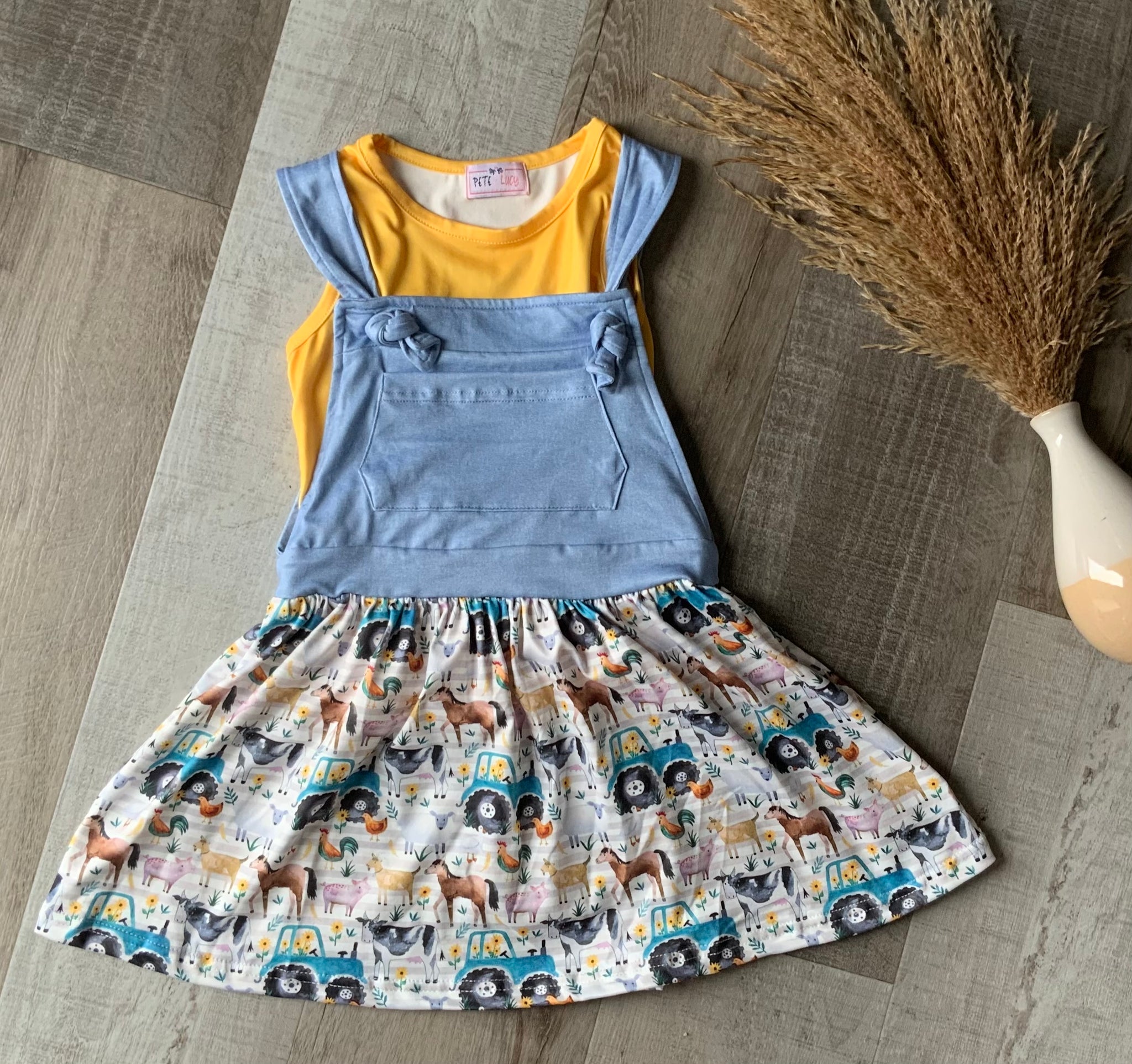 Down on the Farm Dress Overalls