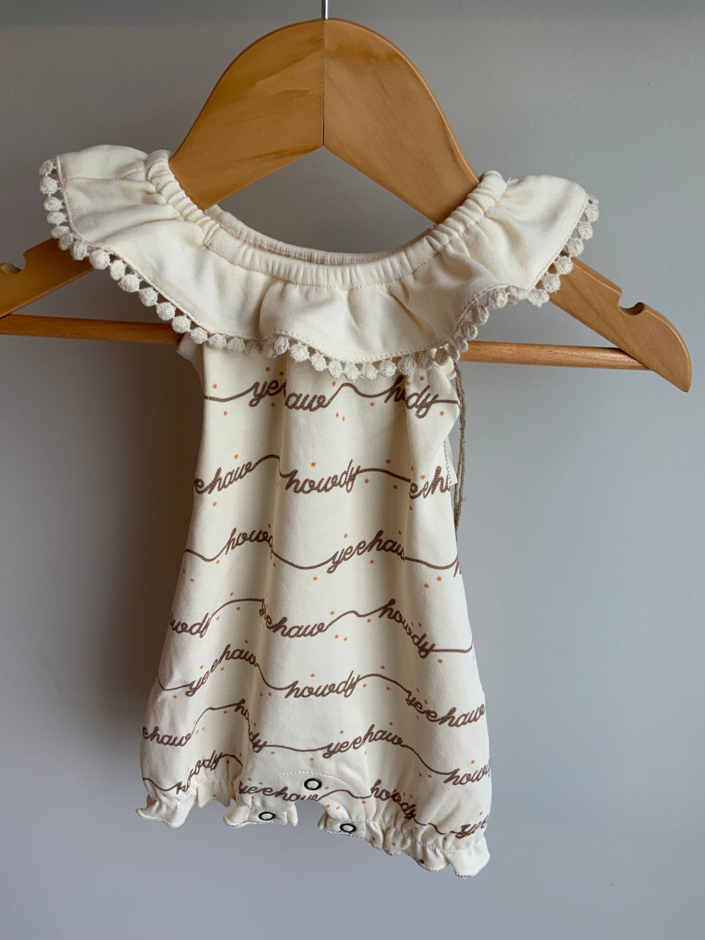 Howdy Organic Bubble Romper