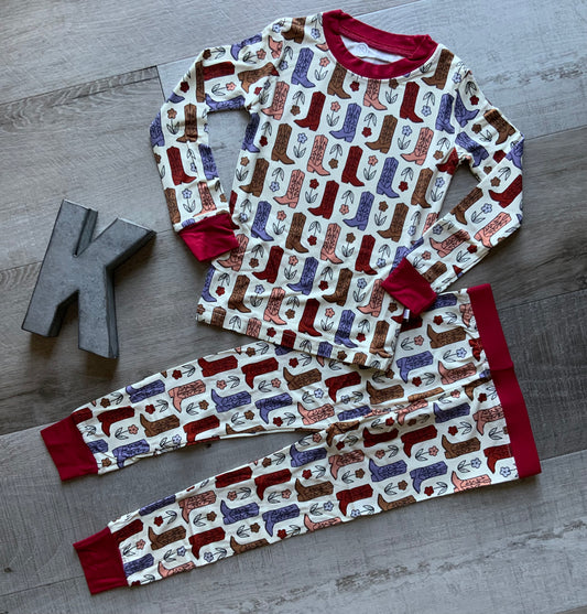Boots & Blooms Pj Set