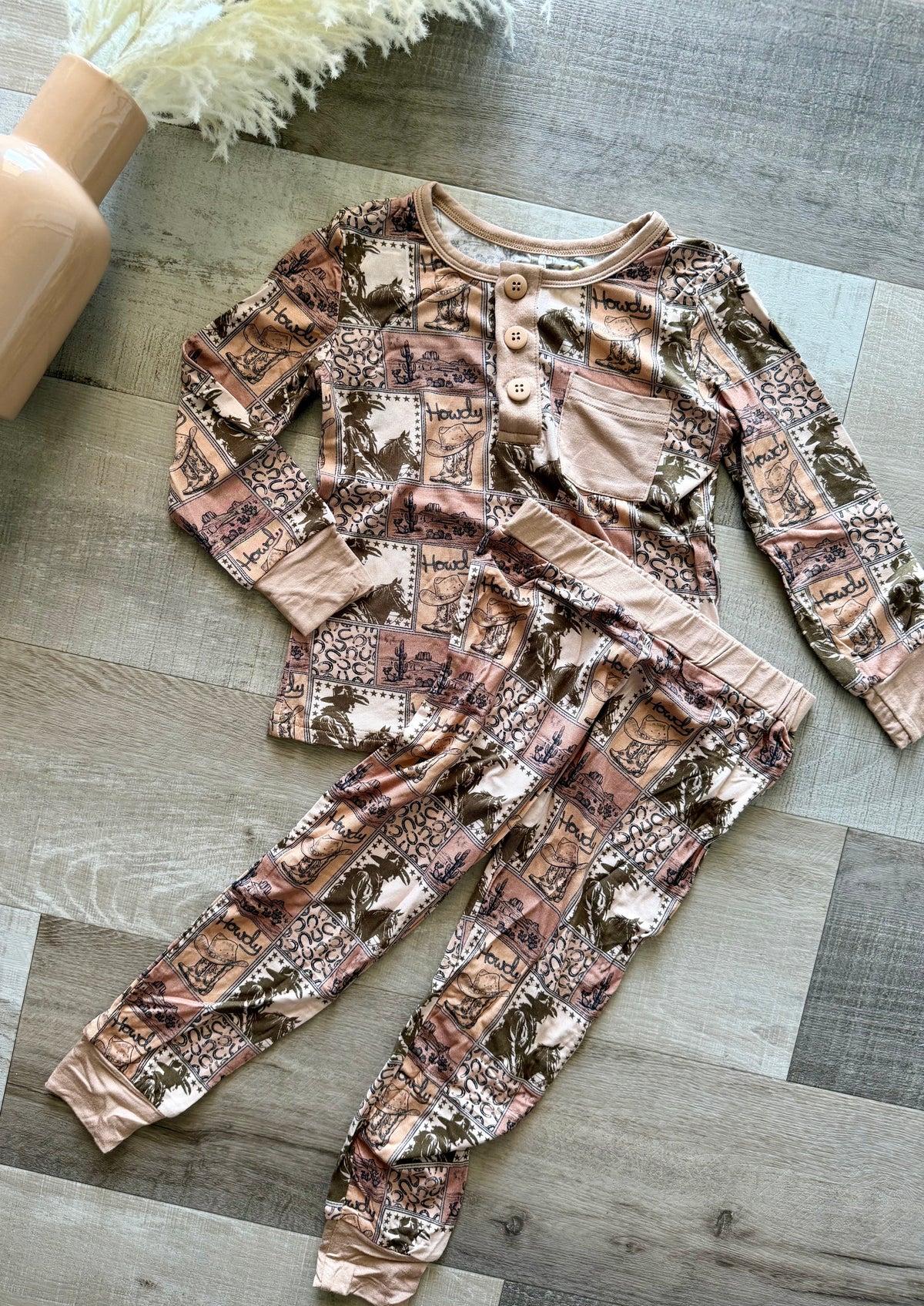 Howdy Plains 2 Piece Pjs