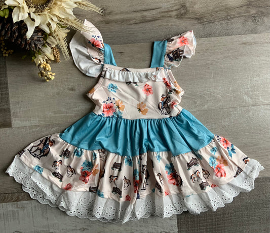 Ranch Hand Ruffle Dress