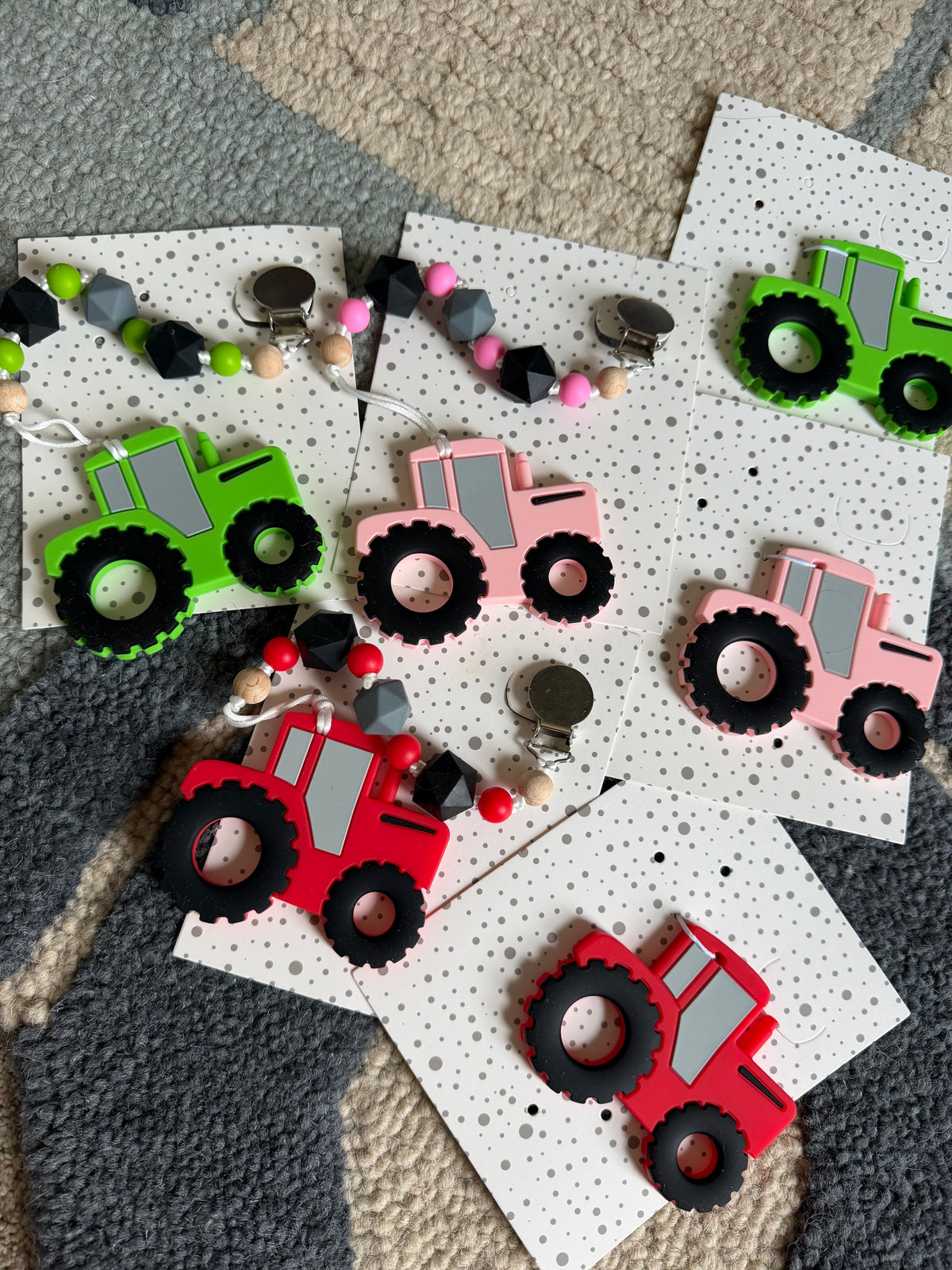 Silicone Tractor Teether