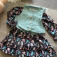 Teal Cowgirl Boots Dress & Vest