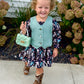 Teal Cowgirl Boots Dress & Vest