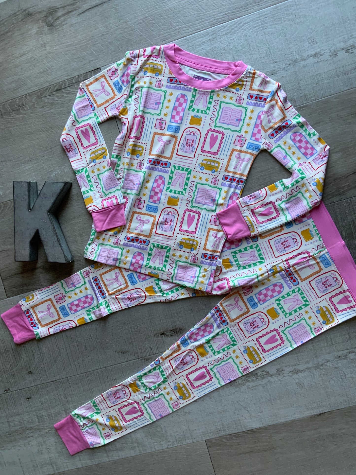 Pink Learner Pj Set
