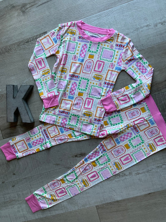 Pink Learner Pj Set