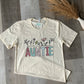 AUNTIE Cream Floral Tee