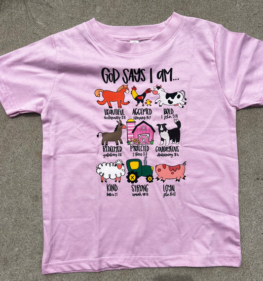 Pink God Says I Am