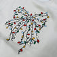 Christmas Lights Bow Sweatshirt