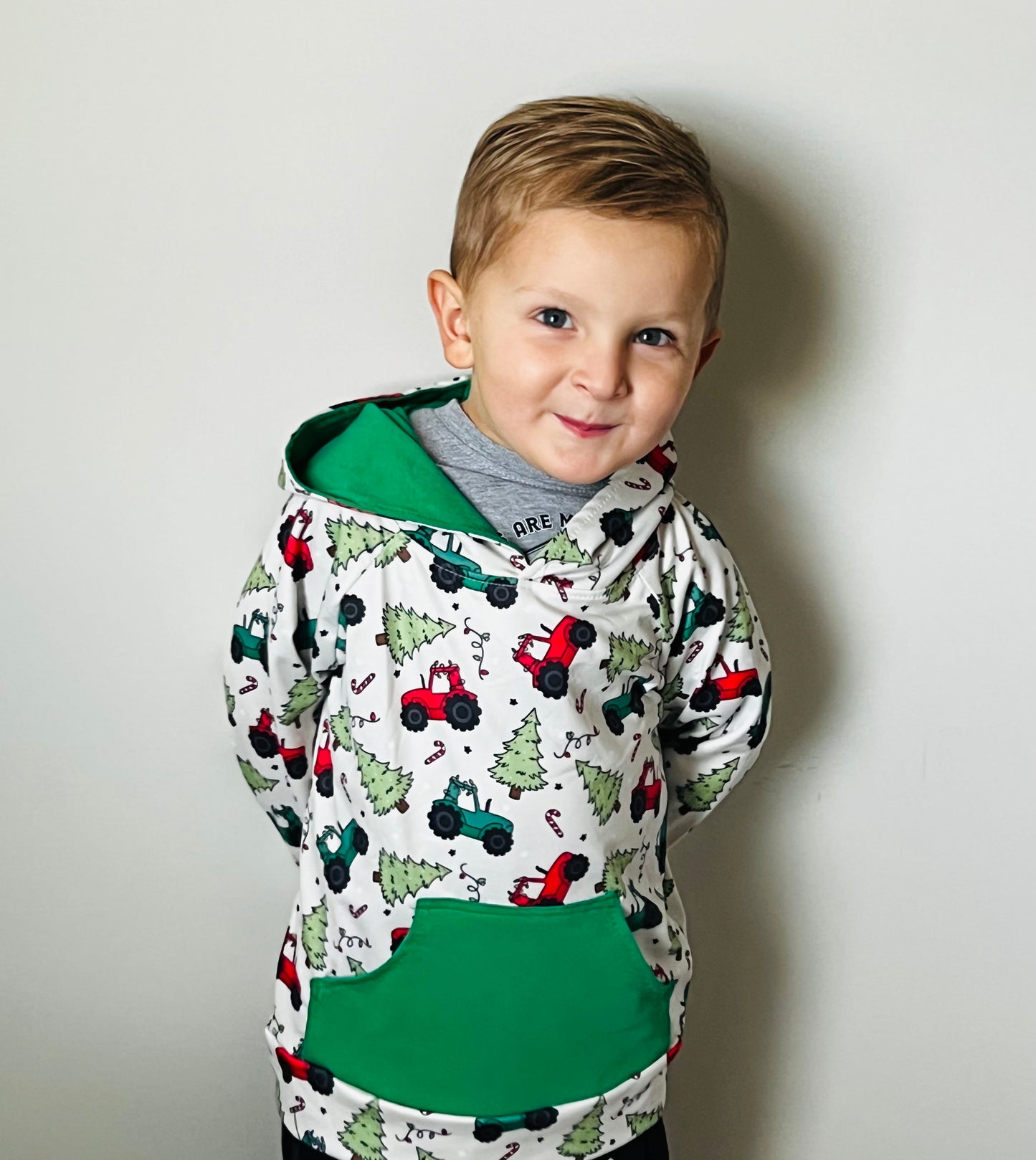 Christmas Tractor Hoodie