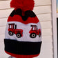 Retro Tractor Knit Beanie