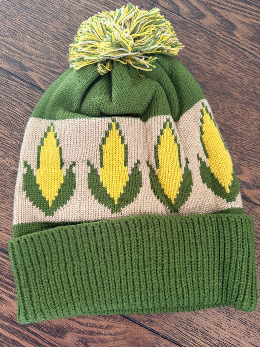 Corn Pom Beanie