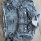 Scalloped Pearl Denim Jacket