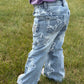Wide Leg Star Jeans