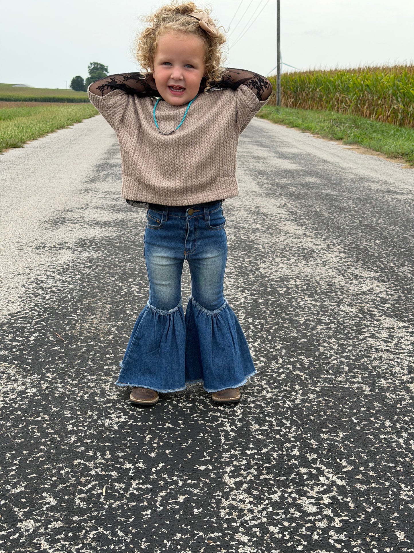 Fringe Bell Denim Jeans