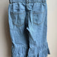 Lightweight Ruffled Denim Pants