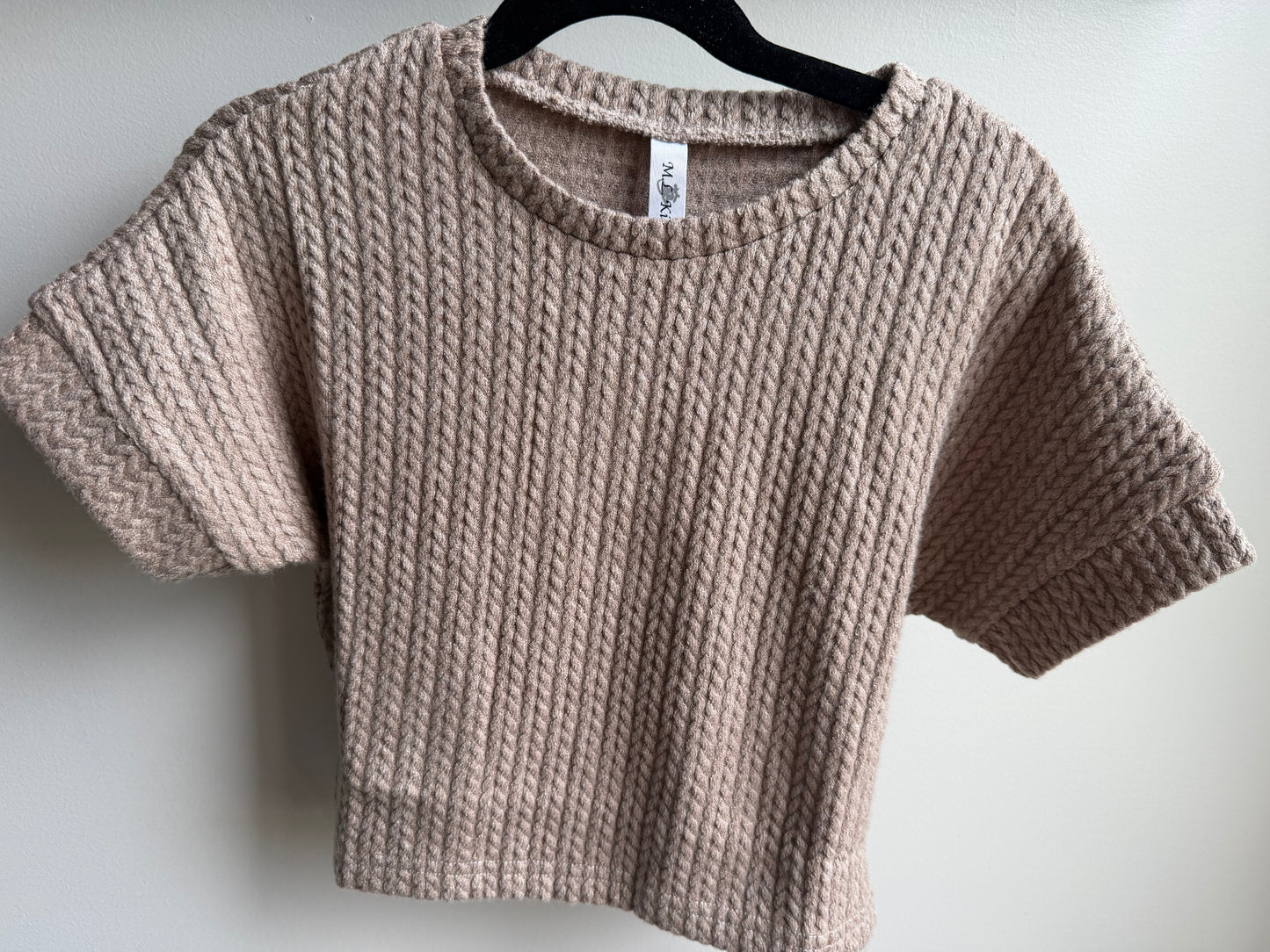 Taupe Weaved Sweater