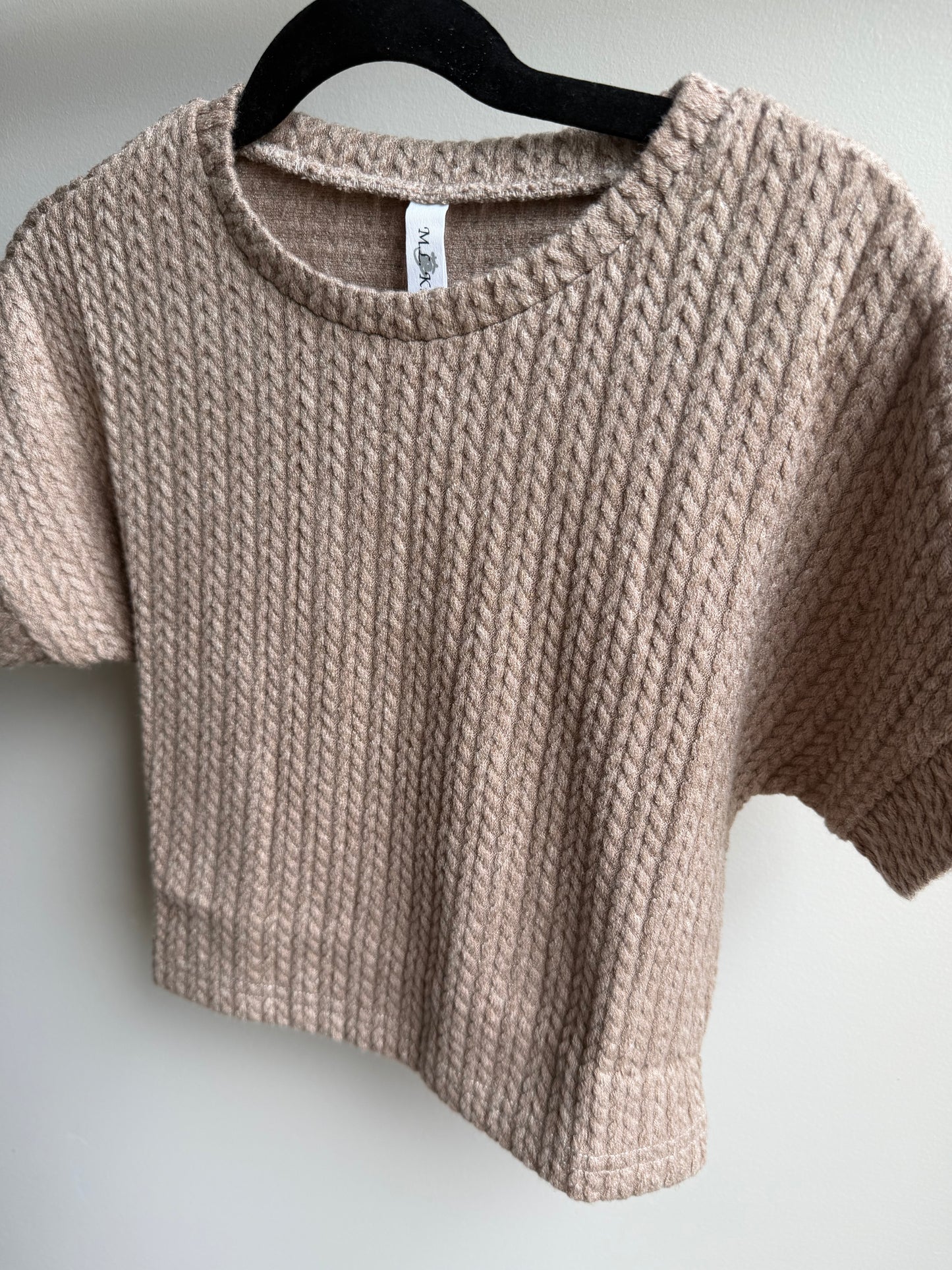 Taupe Weaved Sweater