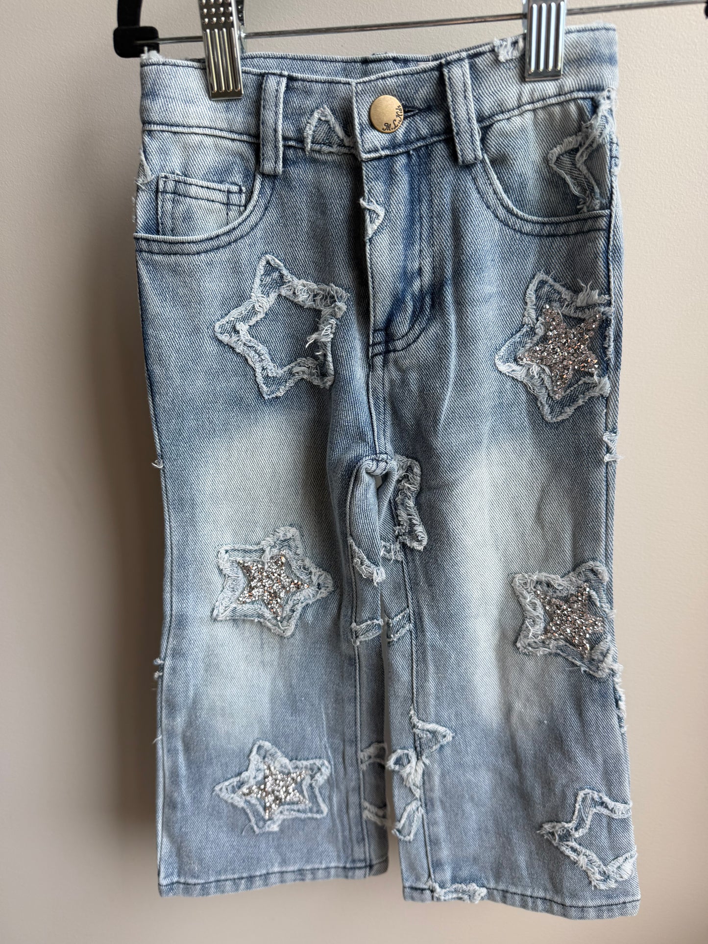 Wide Leg Star Jeans