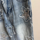 Wide Leg Star Jeans