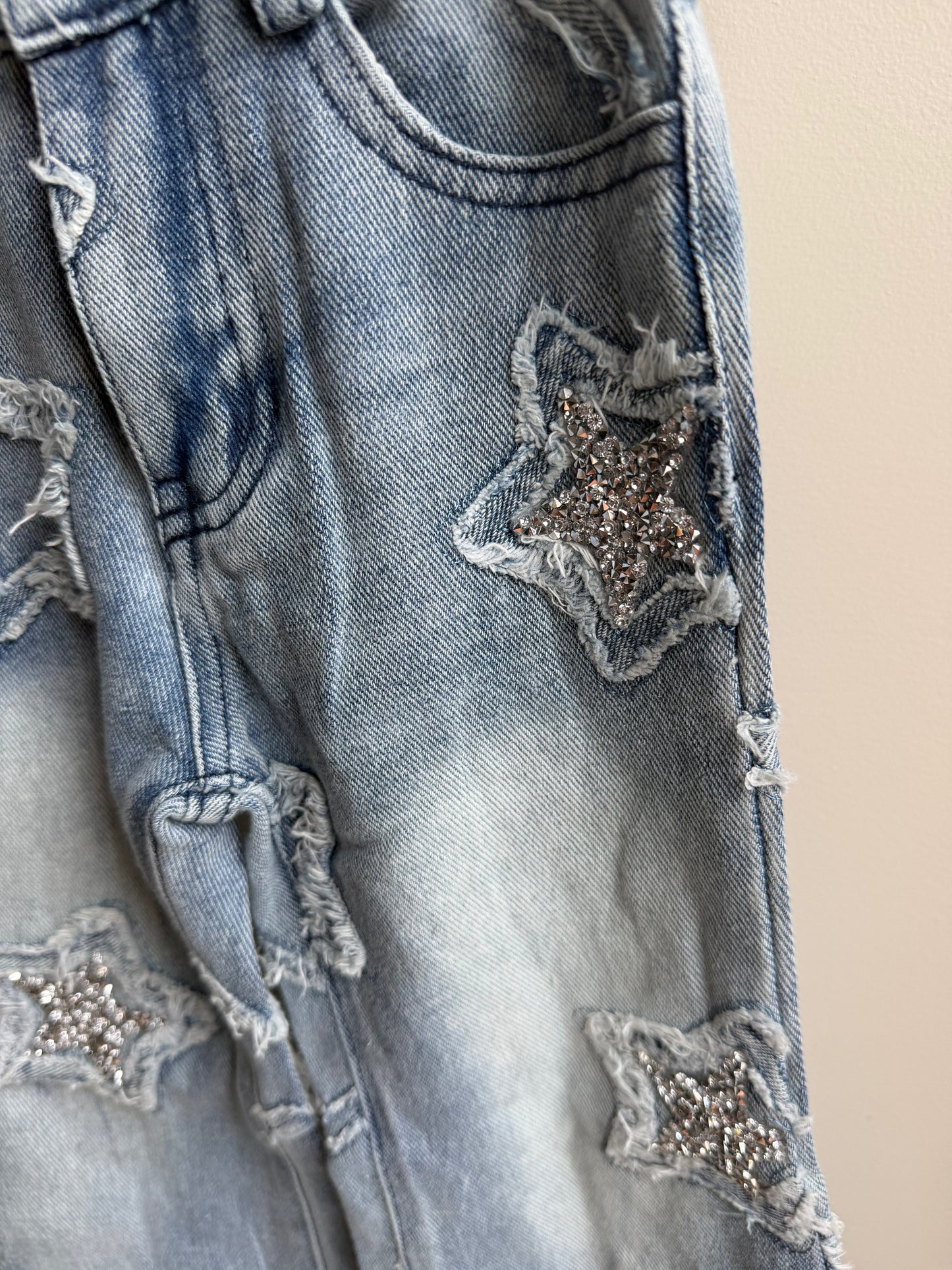 Wide Leg Star Jeans