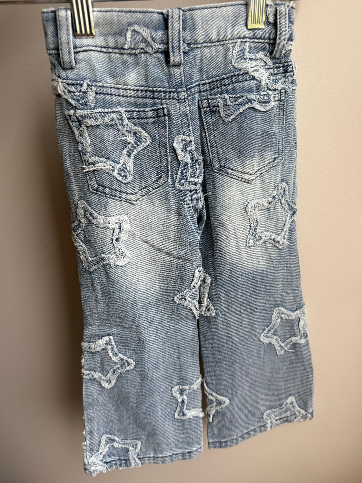 Wide Leg Star Jeans