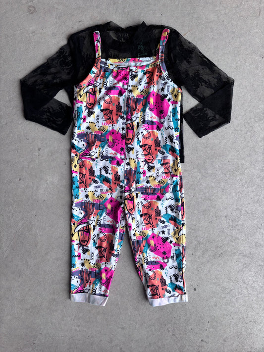 80’s Western Sleeveless Romper