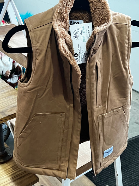 Brown Lined Vest