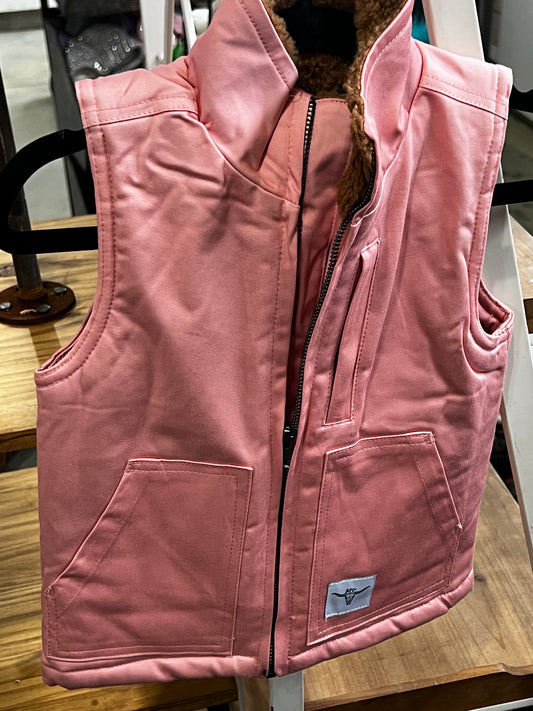 Pink Lined Vest