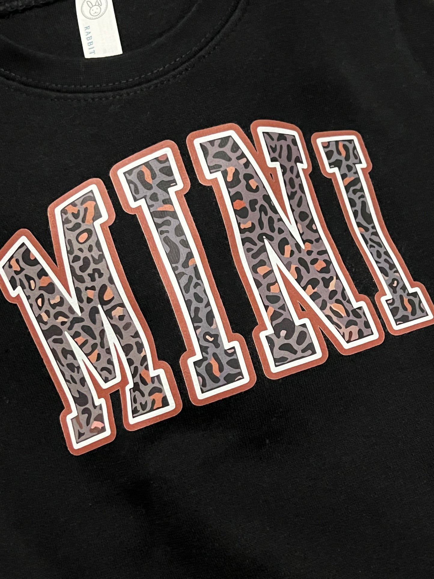 Mini Leopard Black Sweatshirt