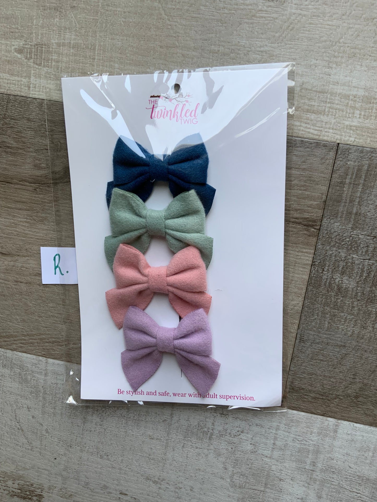 Felt Bow Clip Set