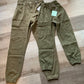 Mom & Me Olive Denim Joggers by KanCan