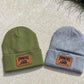 Farmers Keep America Growing Leather Patch Beanies