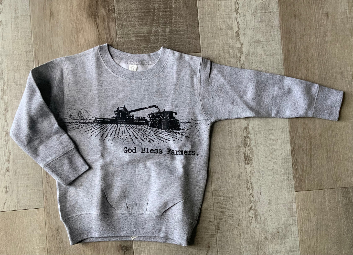 God Bless Farmers Toddler & Youth Sweatshirts
