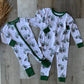 Dreaming of Green Tractors Bamboo Pjs