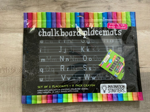 Chalkboard Placemats-Letters & Numbers
