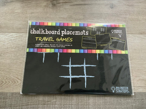 Chalkboard Travel Game Mats