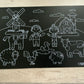 Chalkboard Coloring Placemat 12”x7”