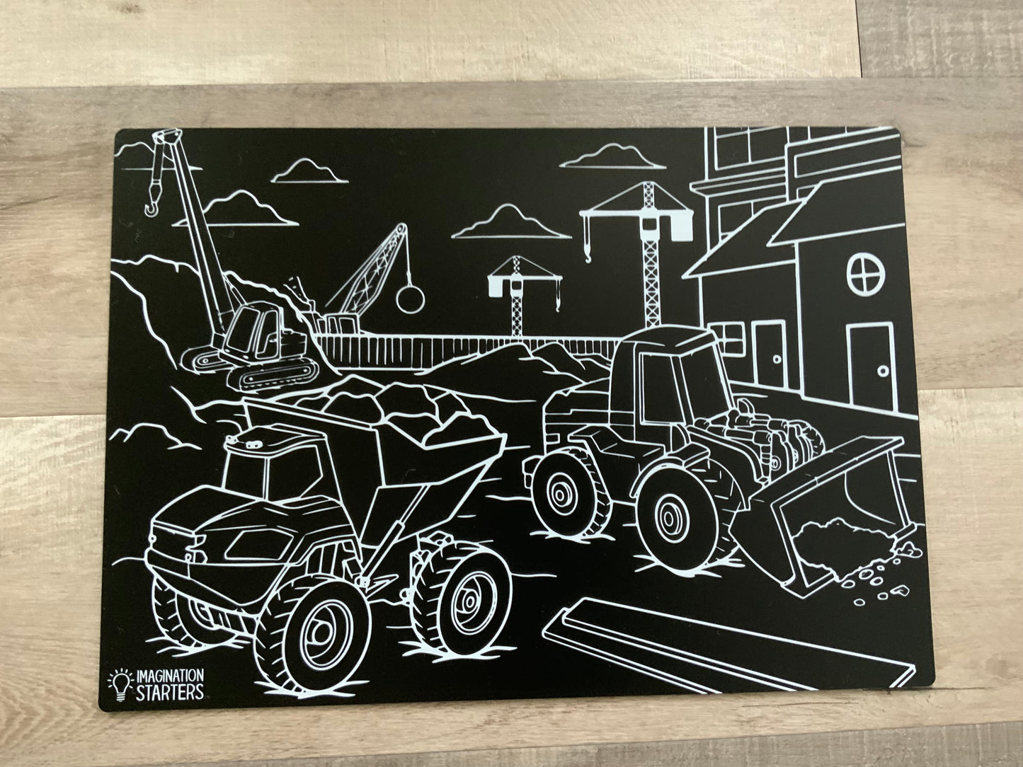Chalkboard Coloring Placemat 12”x7”