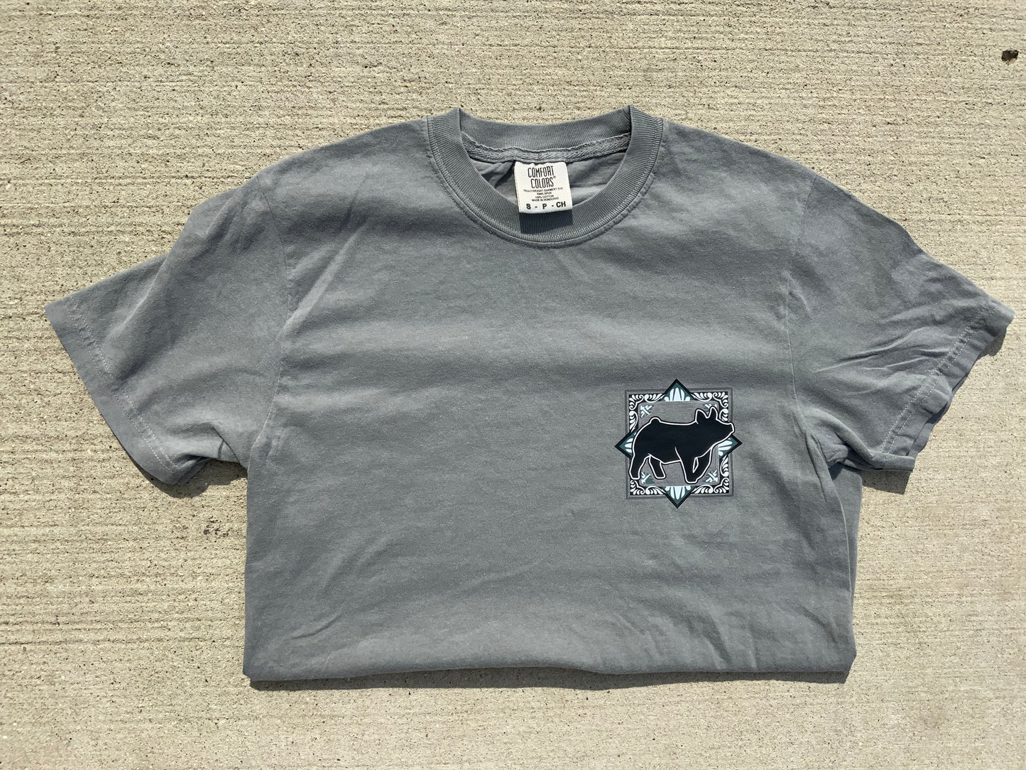 Gray Show Pig GTown Tee