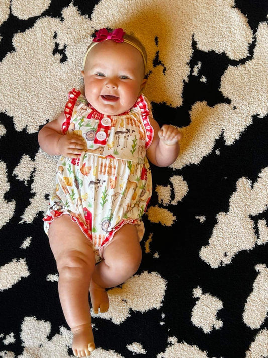 Farm Friends Bubble Romper