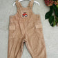 Khaki Corduroy Tractor Overalls