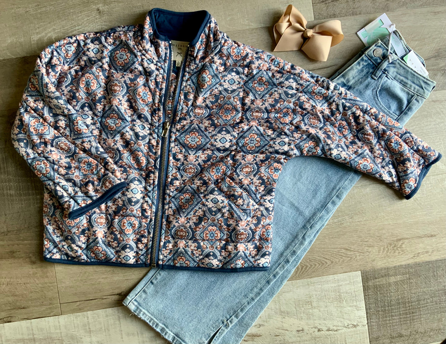 Blue Paisley Coat