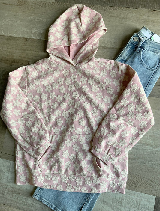 Light Pink Daisy Hoodie