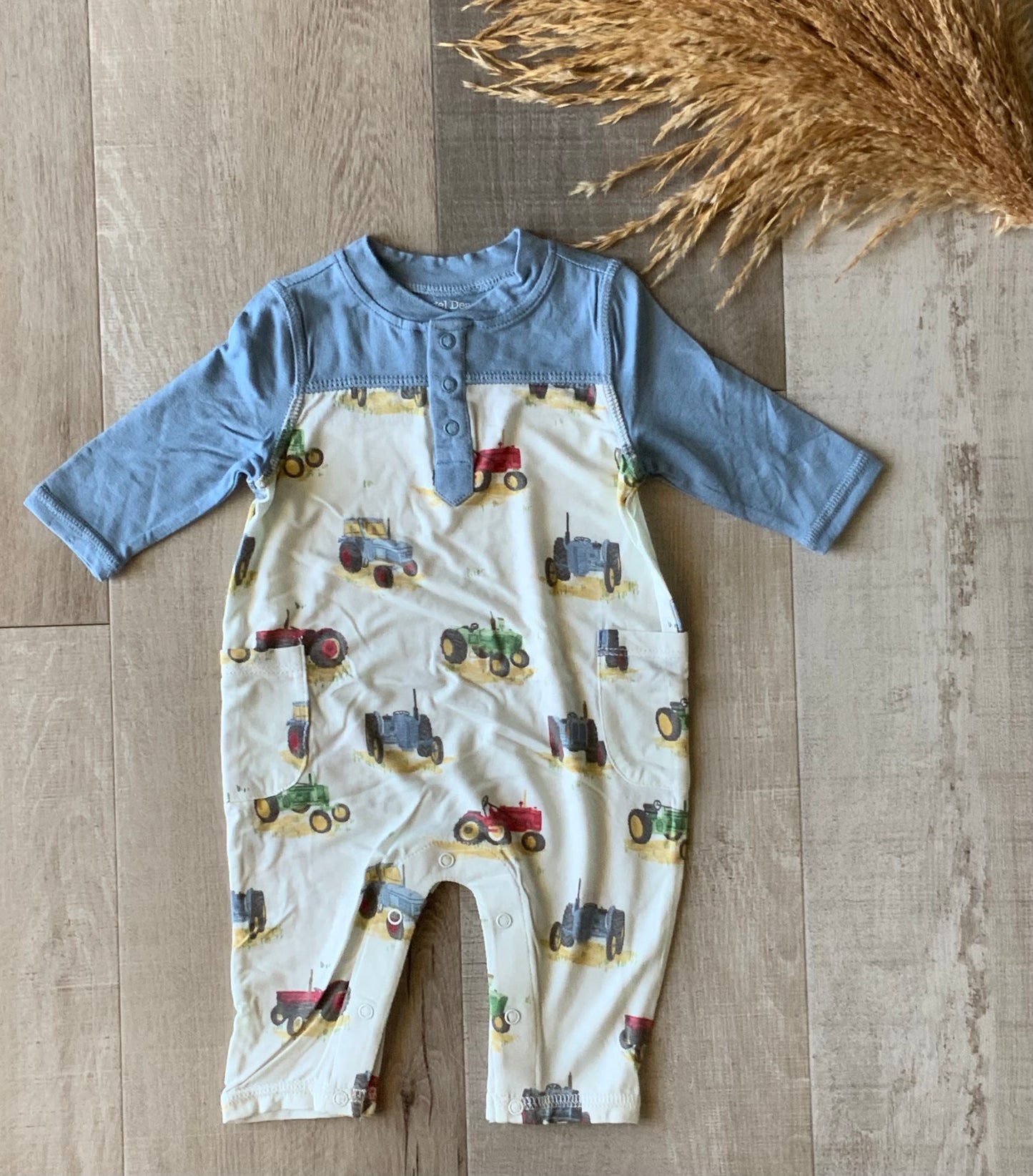 Vintage Tractor Romper